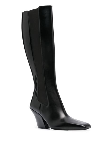 prada block heel|prada high heel boots.